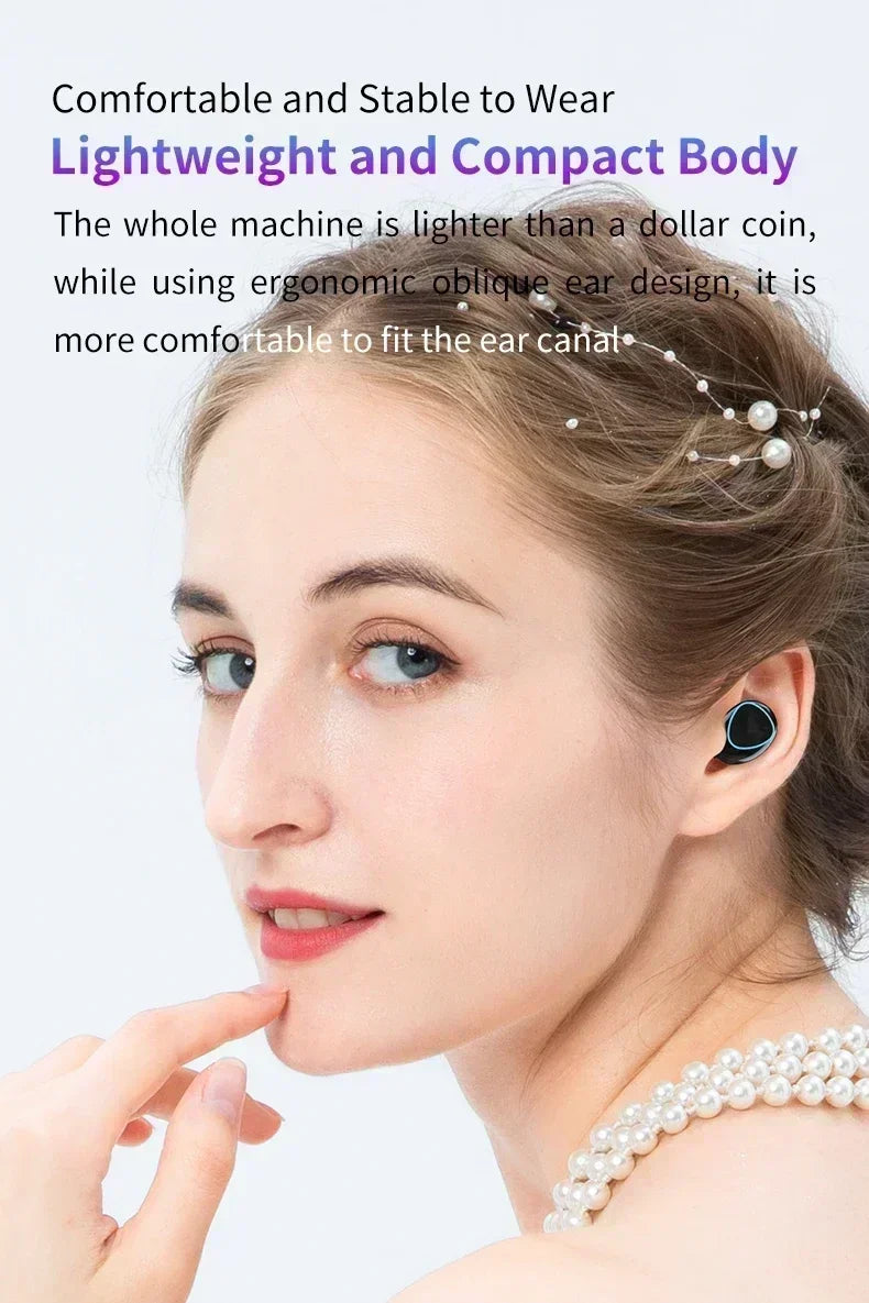 Wireless Headphone Bluetooth Earphones Waterproof