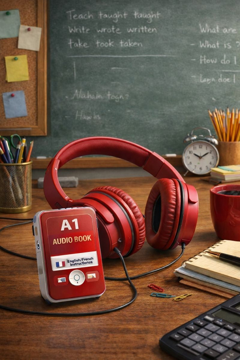 2 pcs A1 Listining book  MP3 Audio