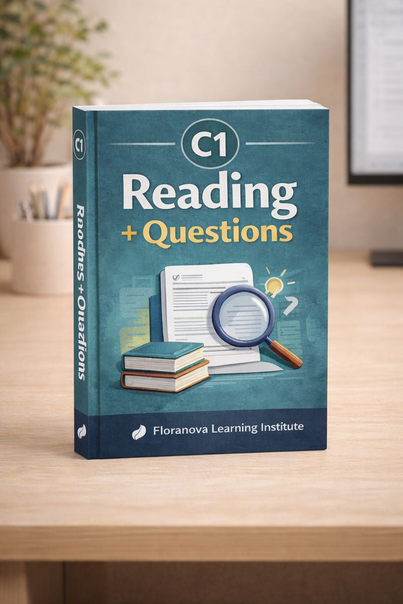 3 pcs C1 Advanced Reading & Teacher Answer – PDF + Audio (EN/FR)