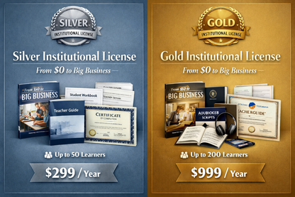 Silver Institutional License – From $0 to Big Business Program