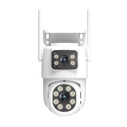 Outdoor 2MP Dual Lens Wireless PTZ CCTV Camera 1080P