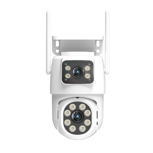 Outdoor 2MP Dual Lens Wireless PTZ CCTV Camera 1080P
