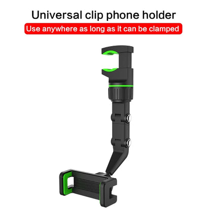 Telephone Car Holder 360 Degree Rotating Stand Rearview Mirror GPS Navigation Auto Phone Support Multifunctional Phone Holder
