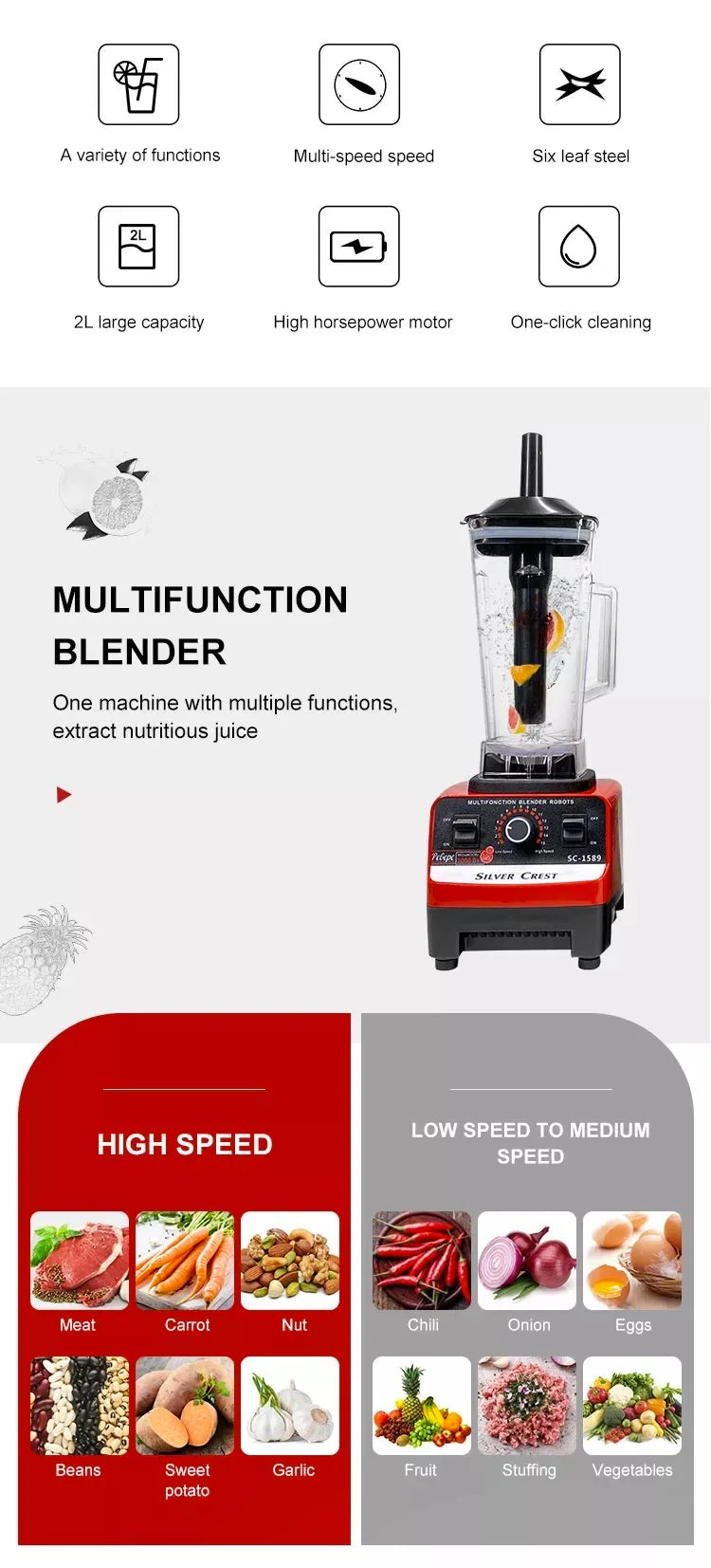 Blender Mixer Kitchen Machine