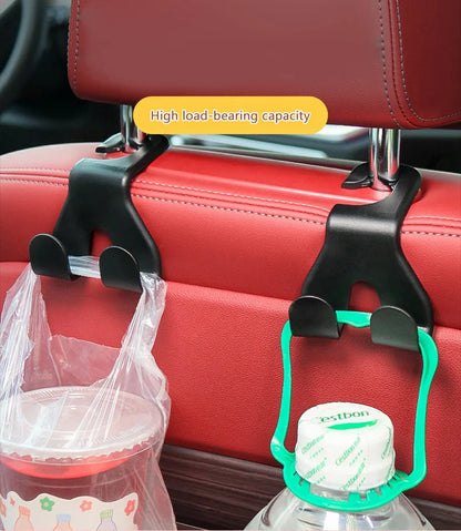 Car Phone Holder Seat Back Hook 2in1 Universal Multifunctional Rear Seat Storage Headrest Handbag Storage Hook Car Phone Holder