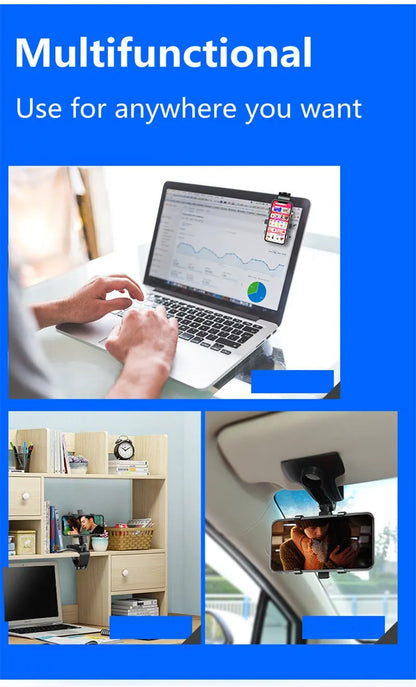 Car Phone Holder. Car Multi-function. Mobile Phone Holder Rearview Mirror Navigation Bracket GPS Support