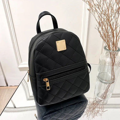 Embroidered backpack women's backpack