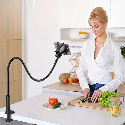 Desktop Mobile Phone Clamp Bracket Flexible Long