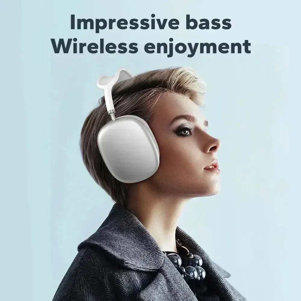 Bluetooth wireless headset. Stereo earphones