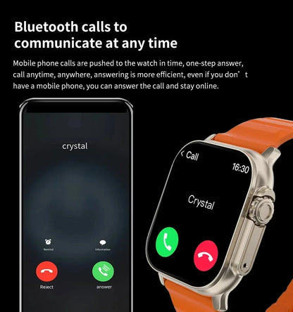 Smart Watch Bluetooth. Message Alert Heart Rate Monitor