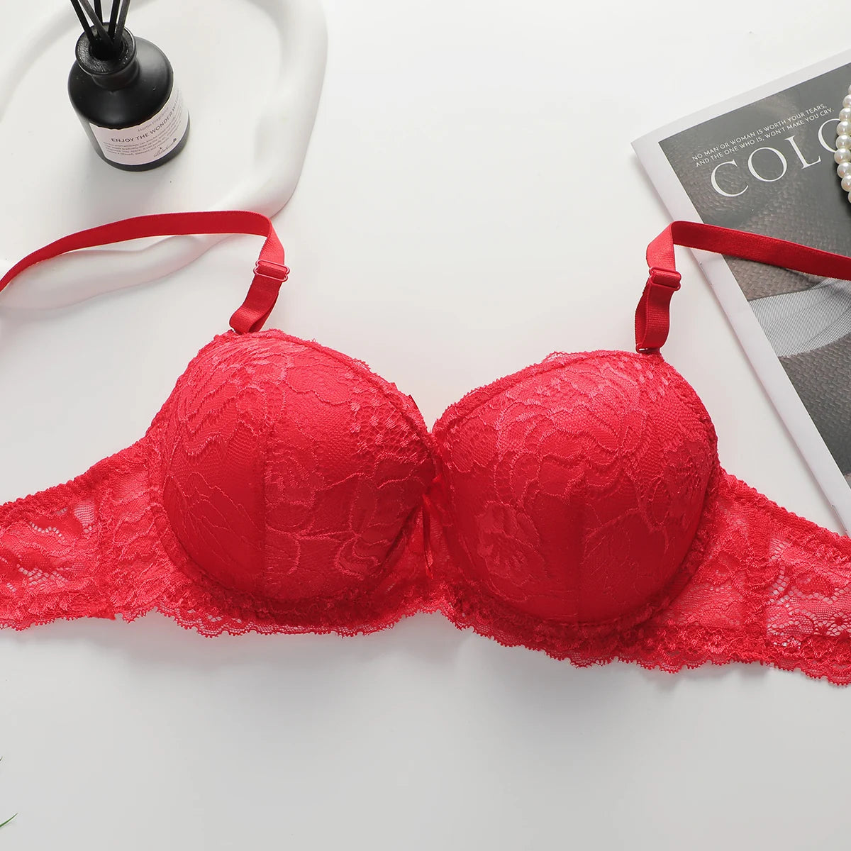 2-piece Sexy Underwear For Women's Flower Underwear