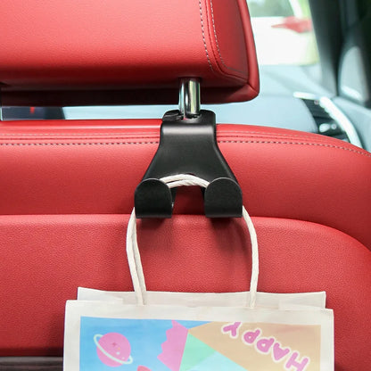 Car Phone Holder Seat Back Hook 2in1 Universal Multifunctional Rear Seat Storage Headrest Handbag Storage Hook Car Phone Holder