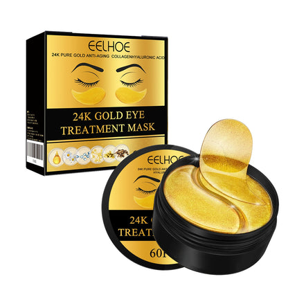 60 Pcs Eye Mask Pure Gold Anti-Aging