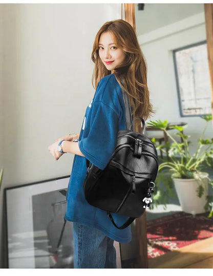 Backpack women's one-shoulder crossbody bag