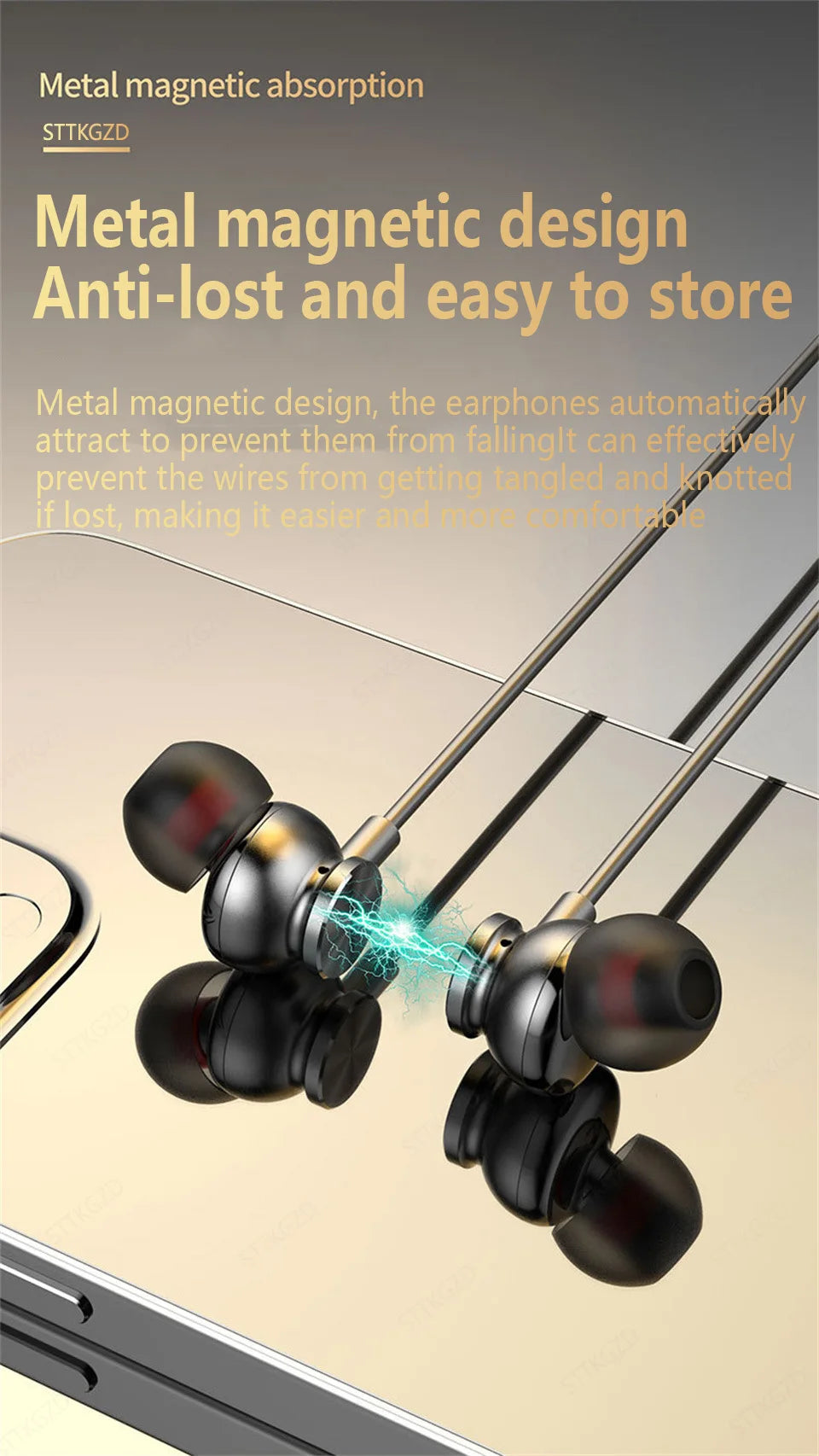wireless neckband headphones designed