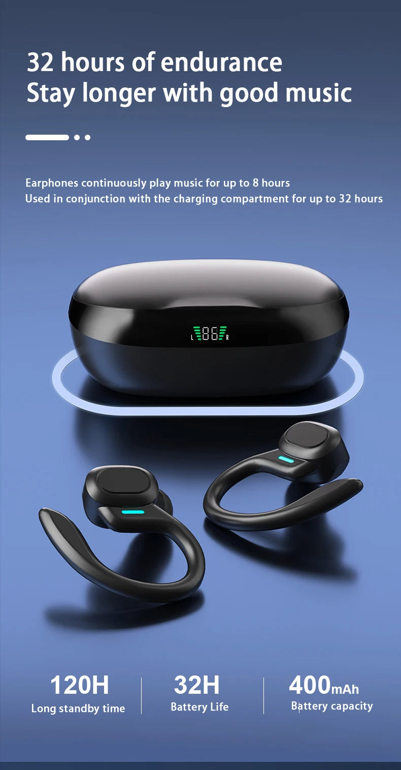 Wireless Bluetooth Earbuds Pro – Crystal Clear Sound & All-Day Comfort
