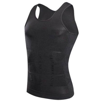 Men Body Shaper Slimming Compression. Tank Top Belly Control Weight Loss