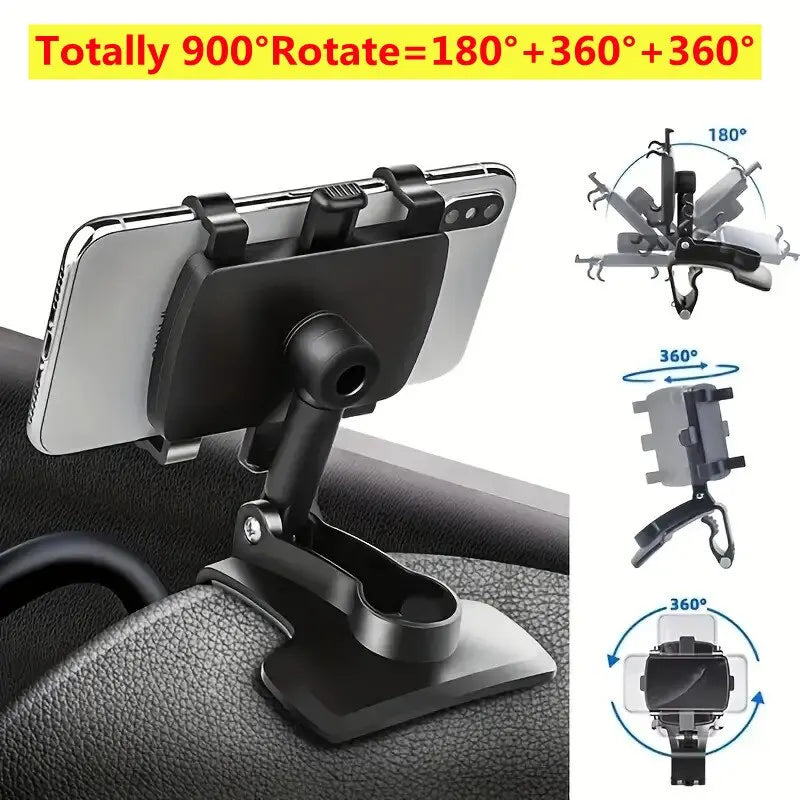 Car Phone Holder. Car Multi-function. Mobile Phone Holder Rearview Mirror Navigation Bracket GPS Support
