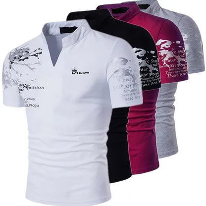 Men's Polo Shirt Golf Shirt Graphic Prints Designer