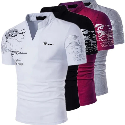 Men's Polo Shirt Golf Shirt Graphic Prints Designer
