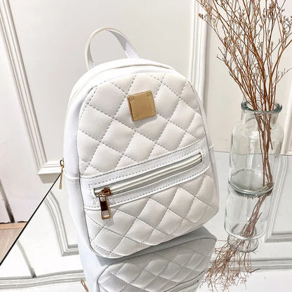 Embroidered backpack women's backpack