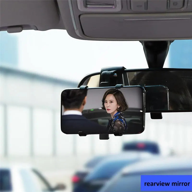 Car Phone Holder. Car Multi-function. Mobile Phone Holder Rearview Mirror Navigation Bracket GPS Support