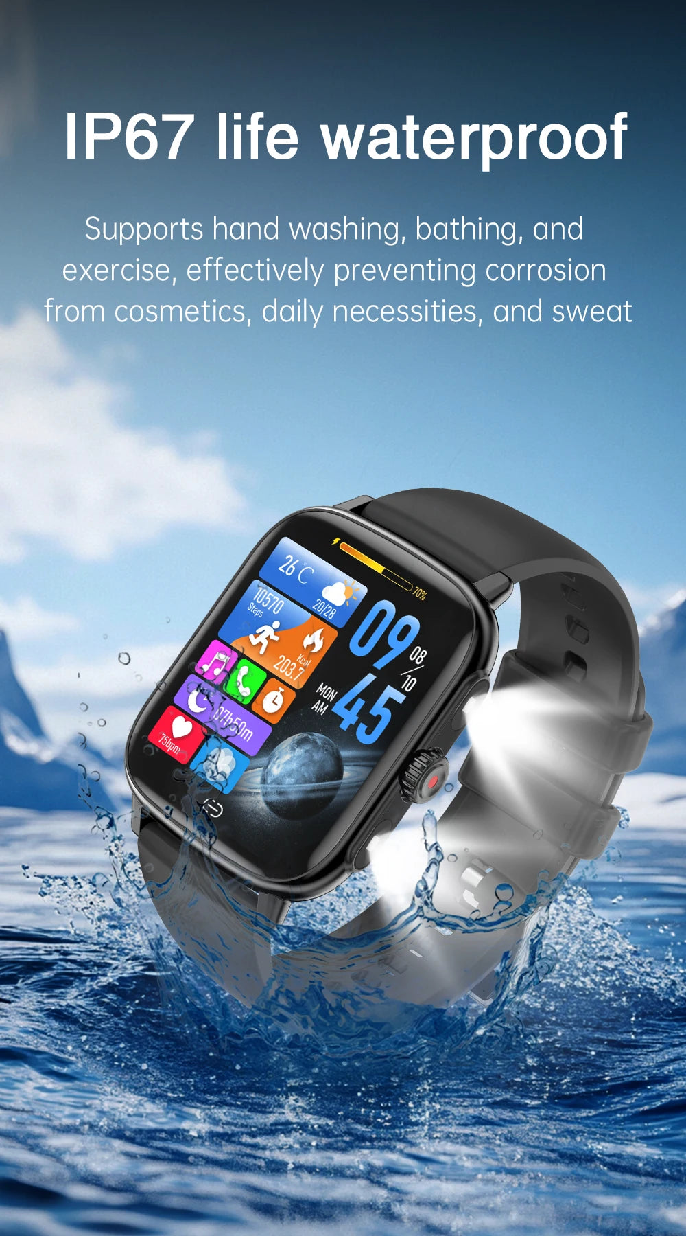 Smart Fitness Watch Pro – Track Your Health, Upgrade Your Life