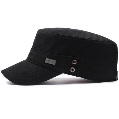 Top Hat Men'S Simple Cotton Peaked Hat Fashion