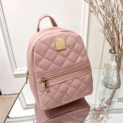 Embroidered backpack women's backpack