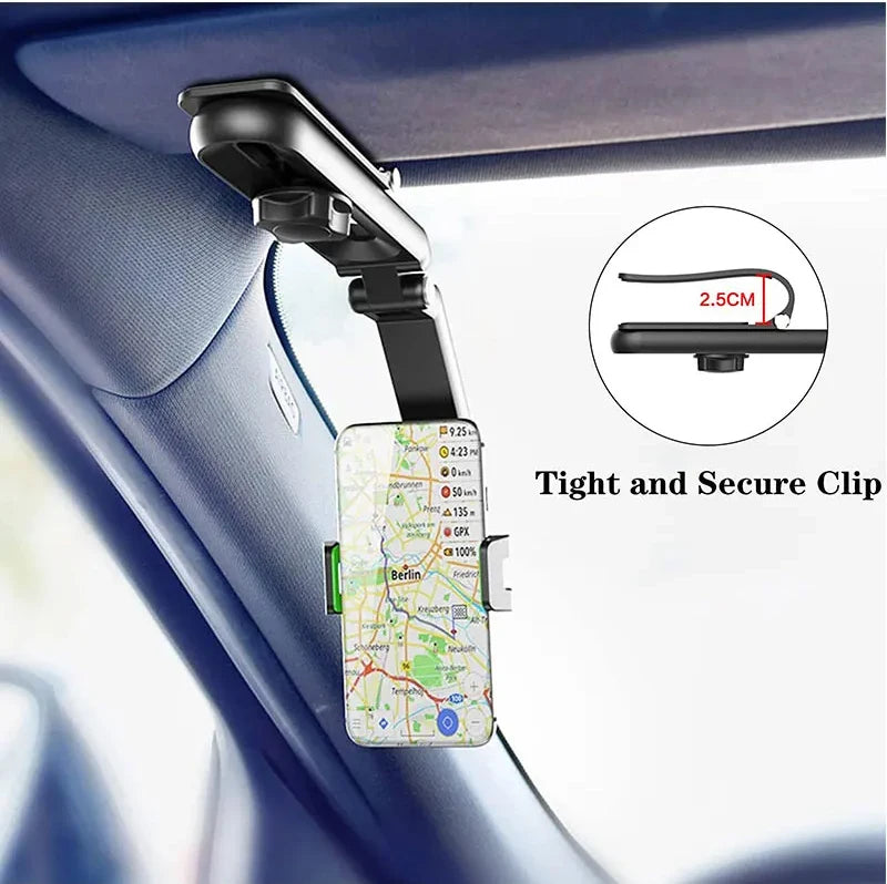 Car Phone Holder  Sun Visor  Navigation Car Support Bracket  Universal Direct View Car Multifunctional Phone Holder