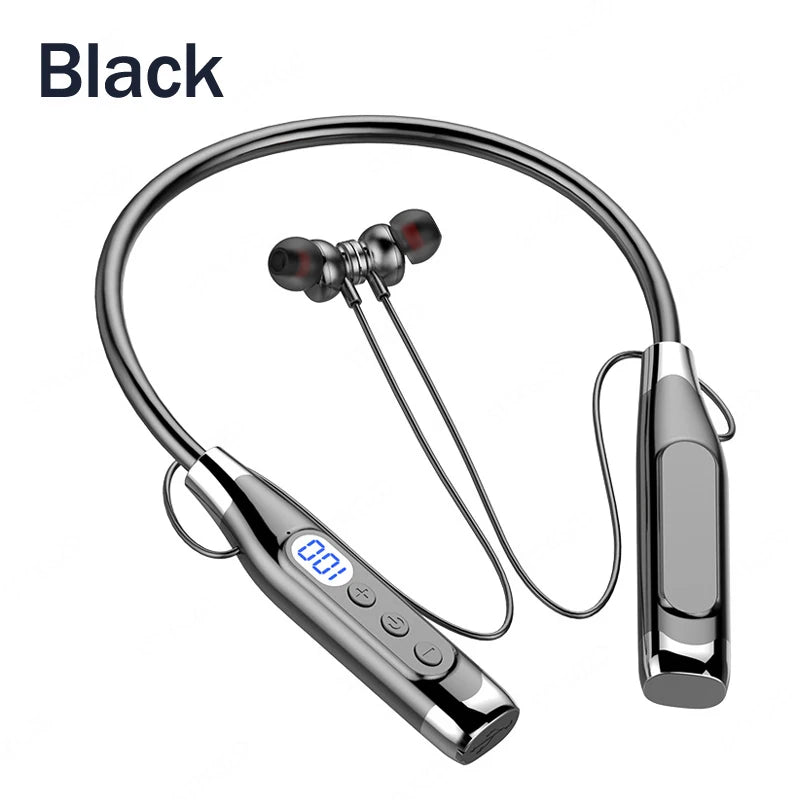 wireless neckband headphones designed