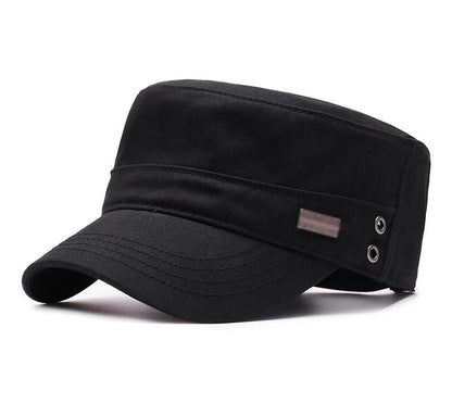 Top Hat Men'S Simple Cotton Peaked Hat Fashion
