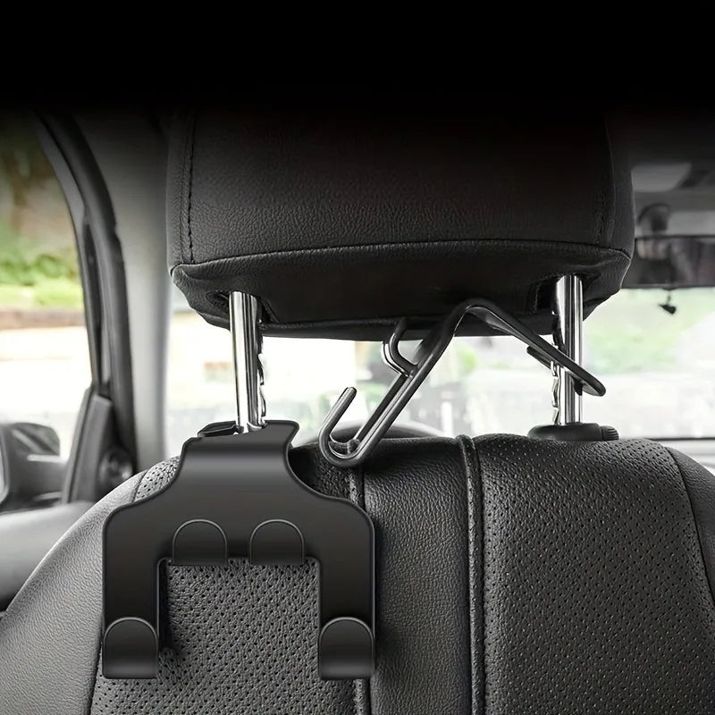 Portable Car Back Seat Holder Hanging Storage Phone Stand Universal Lazy Rear Seat Phone Headrest Stand Car Back Seat Hook Stand