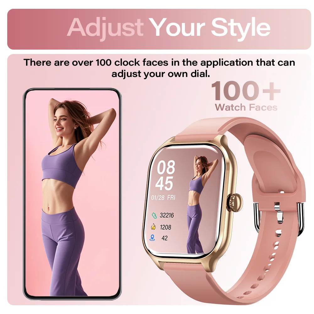 Smart Watch Bluetooth Reminder 24 Hour Health Monitoring