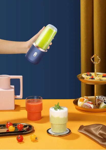 Portable electric blender fits, blending for fresh juices