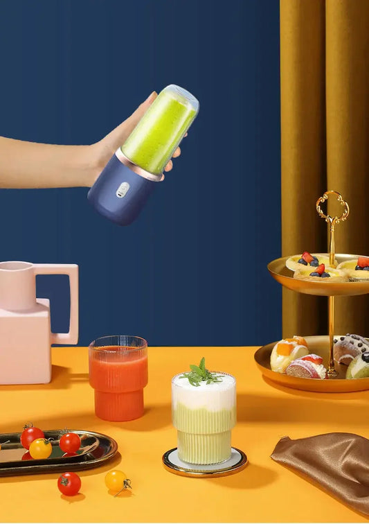 Portable electric blender fits, blending for fresh juices