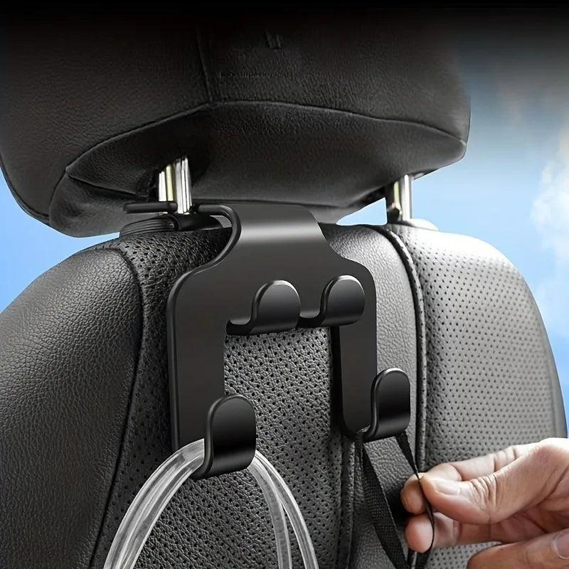 Portable Car Back Seat Holder Hanging Storage Phone Stand Universal Lazy Rear Seat Phone Headrest Stand Car Back Seat Hook Stand