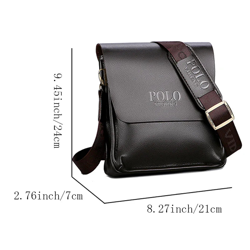 Polo vertical bag man trend inclined shoulder bag
