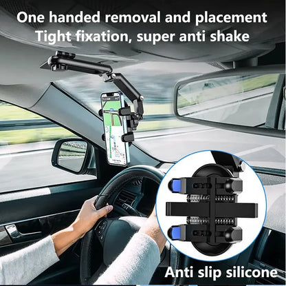 Car Phone Holder  Sun Visor  Navigation Car Support Bracket  Universal Direct View Car Multifunctional Phone Holder