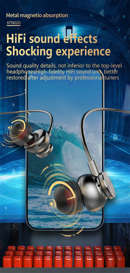 wireless neckband headphones designed