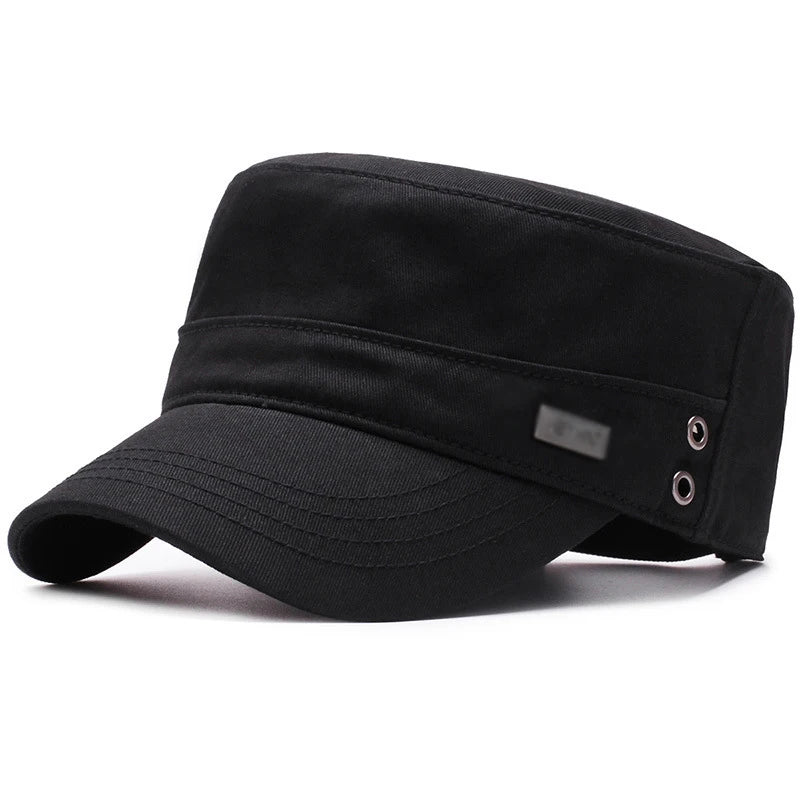 Top Hat Men'S Simple Cotton Peaked Hat Fashion
