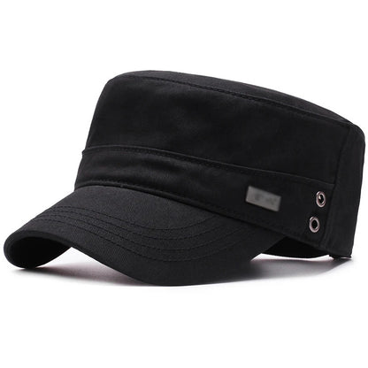 Top Hat Men'S Simple Cotton Peaked Hat Fashion