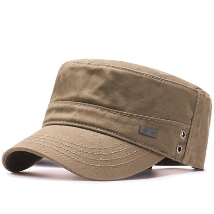 Top Hat Men'S Simple Cotton Peaked Hat Fashion