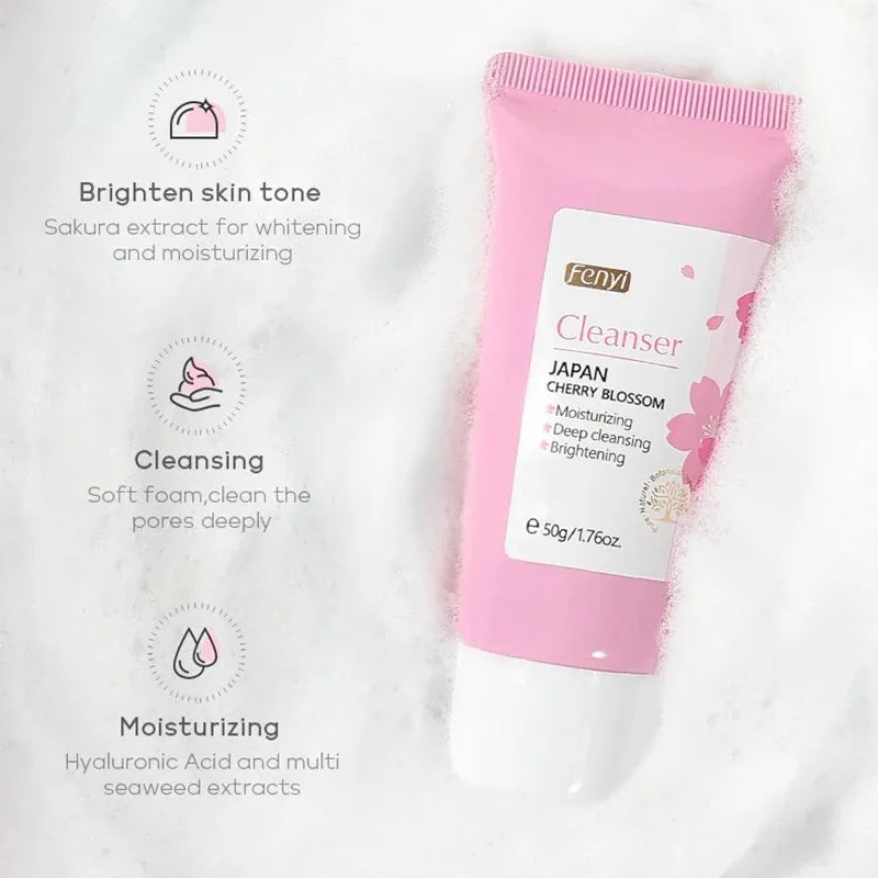Vitamin C  Cleanser Skin Deep Cleansing Moisturizing. Removal skincare Face