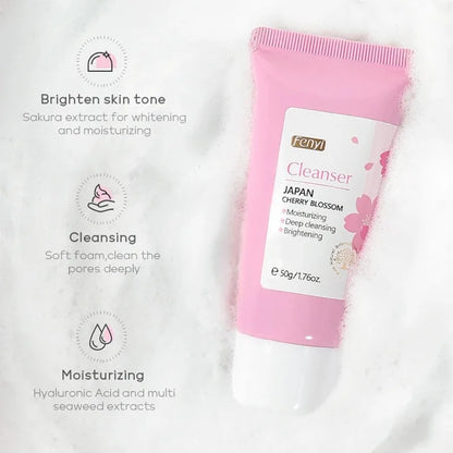 Vitamin C  Cleanser Skin Deep Cleansing Moisturizing. Removal skincare Face