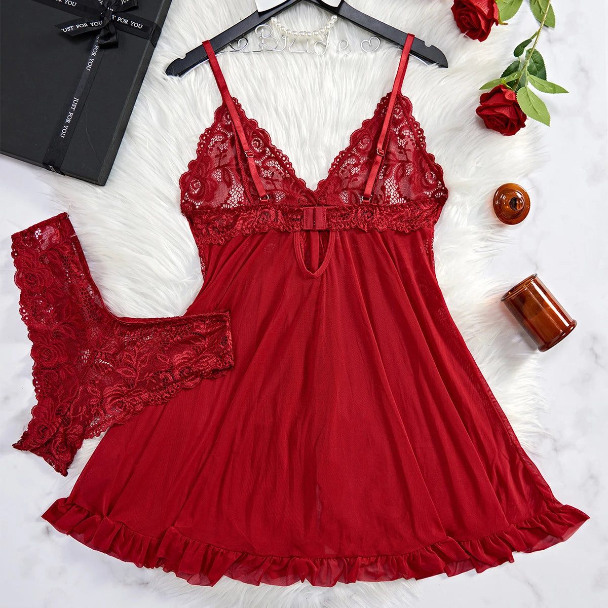 Nightdress Sleepwear Solid Slim Soft V Neck Full Slip Sleepwear & Dresses