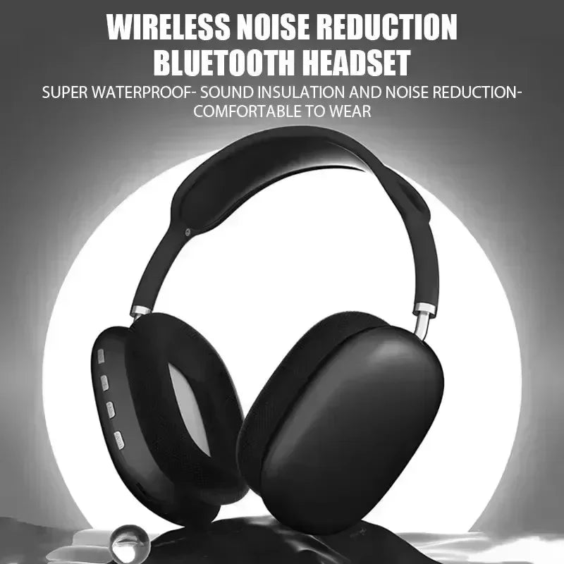 Bluetooth wireless headset. Stereo earphones