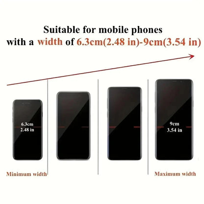 Adjustable Car Rearview Mirror Phone Holder 360° Retractable Cell Phone Holder Clip Phone GPS Support Mobile Phone Mount Stand