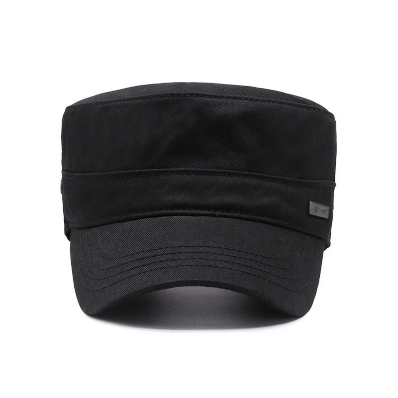 Top Hat Men'S Simple Cotton Peaked Hat Fashion