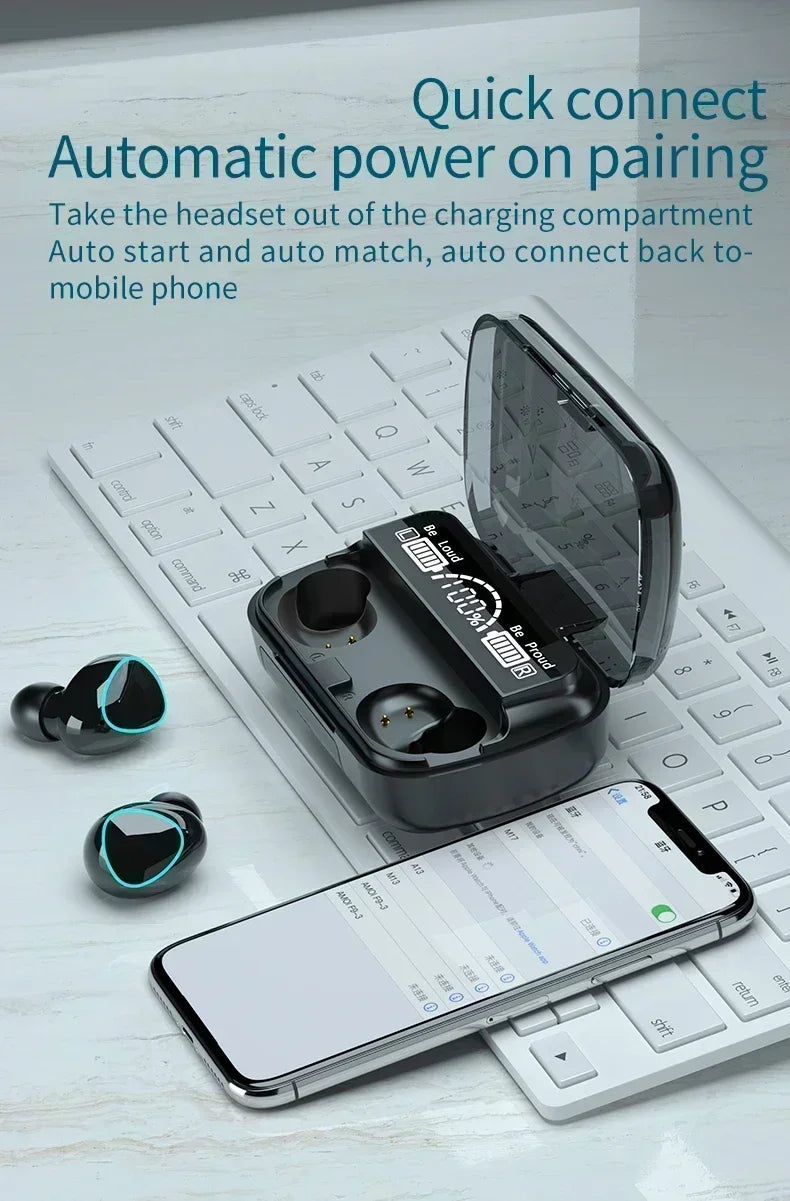 Wireless Headphone Bluetooth Earphones Waterproof